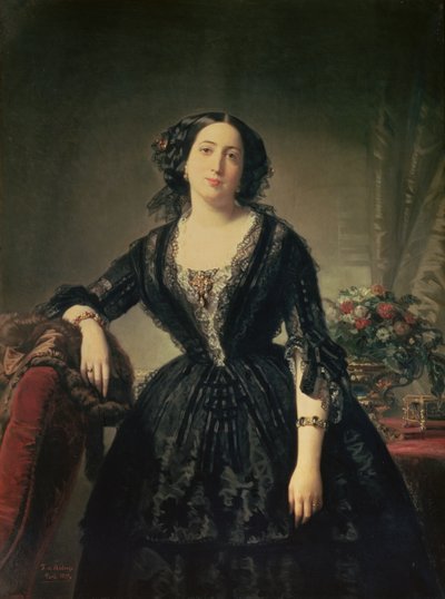 Portrait of Maria Dolores Aldama, Marquesa de Montelo, 1855 by Federico de Madrazo y Kuntz